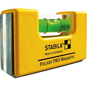 STABILA Pocket Pro Magnetic Wasserwaage Kunststoff 7,0 cm