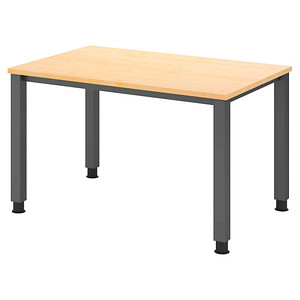 4032062311059 - HAMMERBACHER QS12 höhenverstellbarer Schreibtisch ahorn rechteckig 4-Fuß-Gestell grau 1200 x 800 cm 4032062311059 - HAMMERBACHER QS12 höhenverstellbarer Schreibtisch ahorn rechteckig 4-Fuß-Gestell grau 1200 x 800 cm