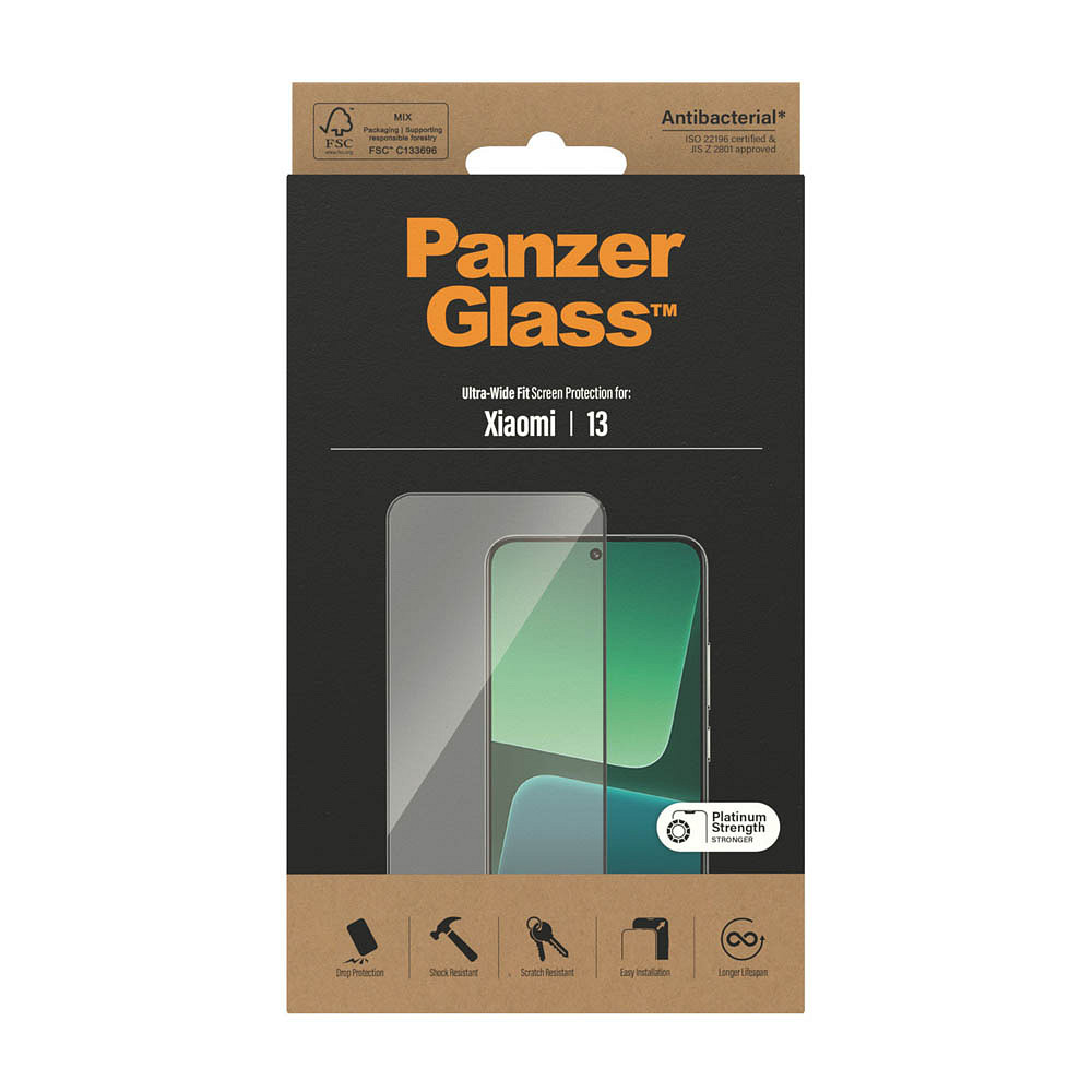 PanzerGlass™ Ultra Wide Fit Display-Schutzglas für Xiaomi 13 WB9100