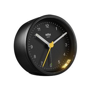 Wecker Quarzwecker BC12 schwarz Kunststoff