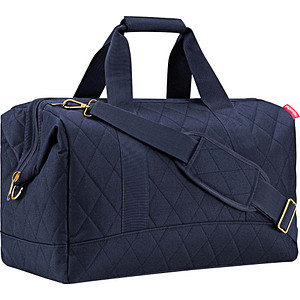 4012013733161 - Reisenthel Accessoires Gmbh&cokg - reisenthel allrounder l Reisetasche Sporttasche Schultertasche Rhombus Midnight Gold 30 l MT4110