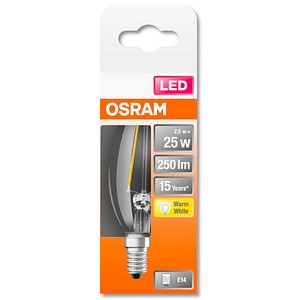 4099854466779 - OSRAM LED-Lampe RETROFIT CLASSIC B 25 E14 25 W klar
