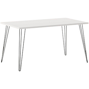 4260637316608 - Fynn Schreibtisch weiß rechteckig 4-Fuß-Gestell schwarz 1200 x 800 cm 4260637316608 MÖBELPARTNER