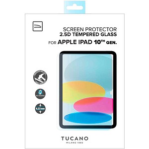 TUCANO Display-Schutzglas für Apple iPad 10,9 Zoll, 10. Gen. (2022)