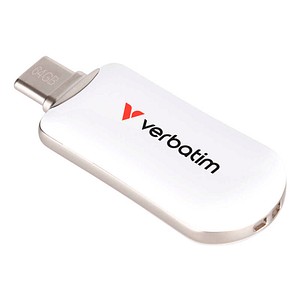 verbatim USB-Stick Plectra weiß 64 GB, 1 St.