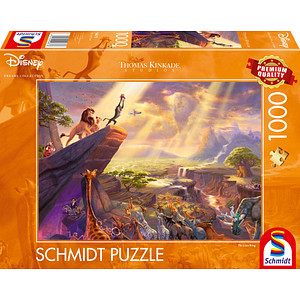 Schmidt Disney Thomas Kinkade König der Löwen Puzzle, 1000 Teile