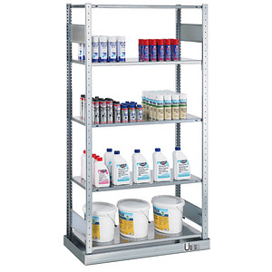 4004514227492 - Schwerlastregal MULTIplus 150 14944 silber 1000 x 500 x 2000 cm 4004514227492 SCHULTE