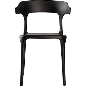 LÜLLMANN Besucherstuhl 230810 schwarz Kunststoff, 1 St.