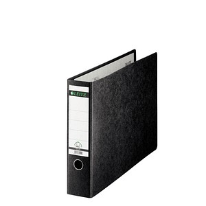 LEITZ 1073 Ordner schwarz marmoriert Karton 8,0 cm DIN A3 quer LEITZ 1073 Ordner schwarz marmoriert Karton 8,0 cm DIN A3 quer