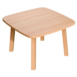 PAPERFLOW Beistelltisch Woody, 40cm (H), 60x40x60cm (BxT), quadratisch, buche / braun 3660141221695 PAPERFLOW