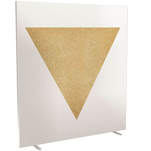 PAPERFLOW Trennwand easyScreen Classic Chic, 61359 bunt 160,0 x 173,4 cm, 1 St.