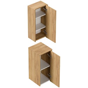 4251982677766 - Limes Badschrank 2er Set zur Wandmontage weiß Hgl