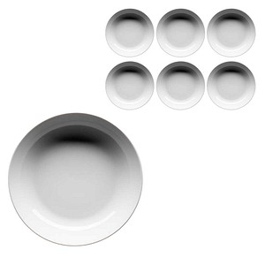 Mäser Weiß Suppenteller "Barca Suppenteller Set Porzellan" Teller Set von Baur - Image 3