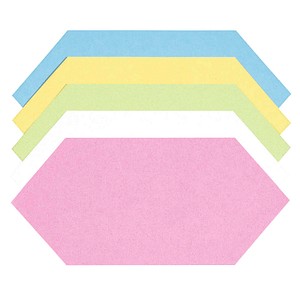 Moderationskarten farbsortiert 20,5 x 9,5 cm, 500 St.