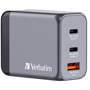 verbatim GNC-65 Ladeadapter grau, 65 W