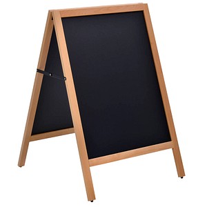 Kundenstopper Outdoor schwarz DIN A1