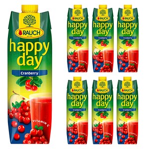 Rauch Happy Day Cranberrysaft 6 X 1 L - Image 2