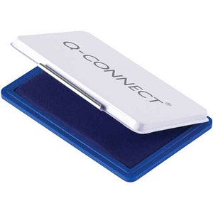 Q-CONNECT Stempelkissen blau 11,0 x 7,0 cm, 1 St. - Büroshop24