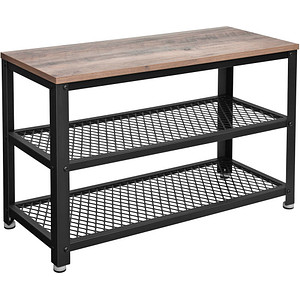 0194343231365 - Schuhbank LBS73MB grau schwarz Holz 730 cm 0194343231365 VASAGLE