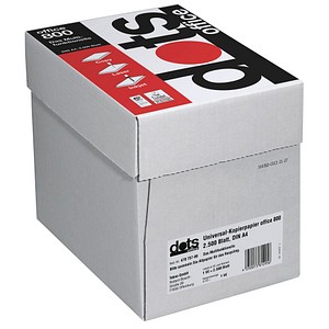 dots Kopierpapier office 800 DIN A4 75 g/qm 2.500 Blatt Maxi-Box dots Kopierpapier office 800 DIN A4 75 g/qm 2.500 Blatt Maxi-Box
