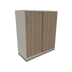 4260429765768 - fm Schiebetürenschrank Sidney 4260429765768 weiß eiche natur 2 Fachböden 1000 x 442 x 1133 cm