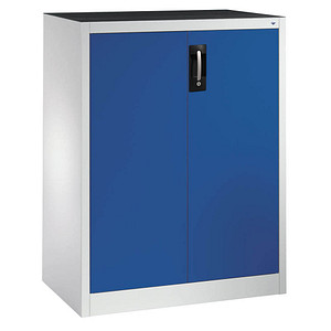 CP Metallschrank 8521-000 S10139 lichtgrau, enzianblau 93,0 x 50,0 x 120,0 cm, aufgebaut, 1 St.