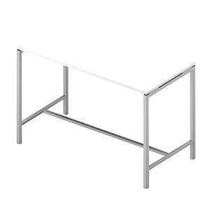 8056039558830 - Konferenztisch Creo CRTR0160 33KE 107cm (H) 160x80cm (BxT) 4 Personen rechteckig weiß   weiß 8056039558830 Quadrifoglio