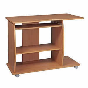 4250950207172 - WOHNLING Schreibtisch buche rechteckig Wangen-Gestell buche 900 x 500 cm 4250950207172 - WOHNLING Schreibtisch buche rechteckig Wangen-Gestell buche 900 x 500 cm