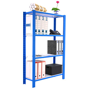 8435104916544 - Schwerlastregal OFFICCLICK 4 8435104916544 blau weiß 900 x 400 x 1500 cm 8435104916544 Simonrack 8435104916544 - Schwerlastregal OFFICCLICK 4 8435104916544 blau weiß 900 x 400 x 1500 cm 8435104916544 Simonrack