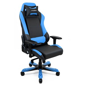 Iron Gaming Stuhl blau Kunstleder