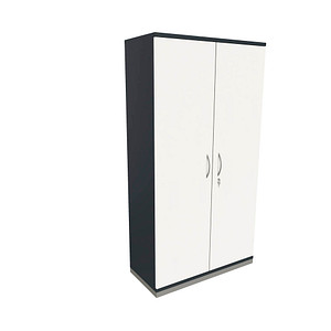 4260429764594 - fm Aktenschrank Sidney 4260429764594 lavagrau weiß 4 Fachböden 1000 x 442 x 1869 cm