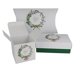 4056124092946 - Geschenkboxen Buntbox Frohes Fest Set M 3tlg 11 07 07 l - 90 160 170 x 90 40 110 x 90 23 60 cm weiß