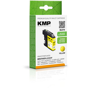 4011324370966 - 1529 KMP B62YX gelb Druckerpatrone kompatibel zu brother LC-223Y 15294009 4011324370966 4011324370966 - 1529 KMP B62YX gelb Druckerpatrone kompatibel zu brother LC-223Y 15294009 4011324370966