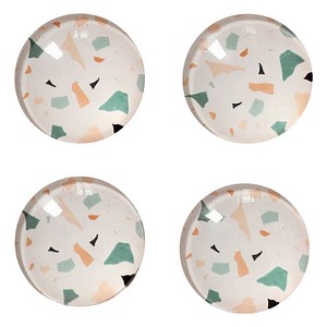 4003368112626 - Terrazzo Magnete Motiv Kunststoff Ø 25 x 08 cm 4003368112626 4 Stück 4003368112626 - Terrazzo Magnete Motiv Kunststoff Ø 25 x 08 cm 4003368112626 4 Stück
