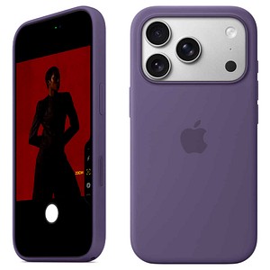 Apple Silikon Case mit MagSafe Handy-Cover für Apple iPhone 17 Pro nebelviolett