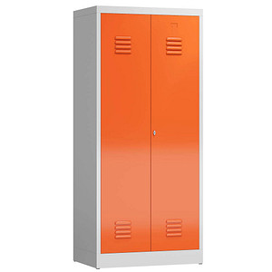 4061815856301 - Spind ClassiX feuerrot lichtgrau X-515424 1 Schließfach 800 x 500 x 1800 cm  4061815856301 LÜLLMANN
