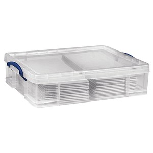 Really Useful Box Aufbewahrungsbox 33,0 l transparent 71,0 x 44,0 x 16,5 cm