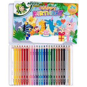 9014400342708 - Happy Birthday Supersticks Delta Buntstifte farbsortiert 24 St