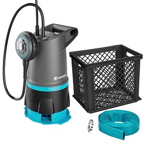 GARDENA Schmutzwasser-Tauchpumpe Hochwasser-Set 20000 BASIC 550 W