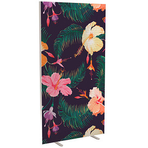 PAPERFLOW Trennwand easyScreen Tropical, 60677 bunt 94,0 x 173,4 cm, 1 St.