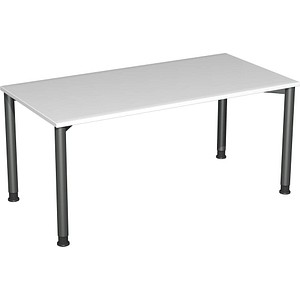 4038933002965 - Speed Office Schreibtisch Rechteckig Hellgrau 1600 (B) x 800 (T) x 800 (H) mm MFC (Melaminbeschichtete Spanplatte) 4038933002965 - Speed Office Schreibtisch Rechteckig Hellgrau 1600 (B) x 800 (T) x 800 (H) mm MFC (Melaminbeschichtete Spanplatte)