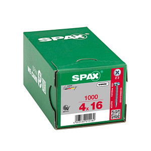 4003530015182 - Universalschraube 4 x 16 mm 1000 Stück Vollgewinde Halbrundkopf Kreuzschlitz Z2 4CUT WIROX - 0231010400165 4003530015182 - Universalschraube 4 x 16 mm 1000 Stück Vollgewinde Halbrundkopf Kreuzschlitz Z2 4CUT WIROX - 0231010400165