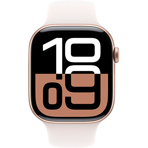 0195949563935 - Smartwatch APPLE Watch Series 10 Aluminium Smartwatches Gr 46 mm Cellular M L Sport Band rosegold (rosa rosegold) 0195949563935 - Smartwatch APPLE Watch Series 10 Aluminium Smartwatches Gr 46 mm Cellular M L Sport Band rosegold (rosa rosegold)