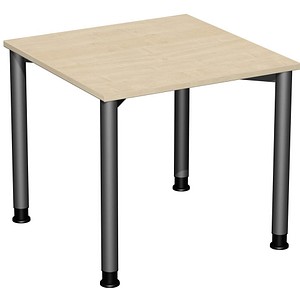 4038933002804 - Speed Office Schreibtisch Rechteckig Ahorn 800 (B) x 800 (T) x 800 (H) mm MFC (Melaminbeschichtete Spanplatte) 4038933002804 - Speed Office Schreibtisch Rechteckig Ahorn 800 (B) x 800 (T) x 800 (H) mm MFC (Melaminbeschichtete Spanplatte)
