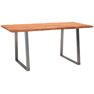 4251757721083 - WOHNLING Esstisch akazie rechteckig Trapez-Gestell chrom 1400 x 800 x 760 cm 4251757721083 - WOHNLING Esstisch akazie rechteckig Trapez-Gestell chrom 1400 x 800 x 760 cm