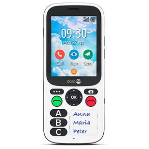 doro 780X Dual-SIM-Handy schwarz 380474