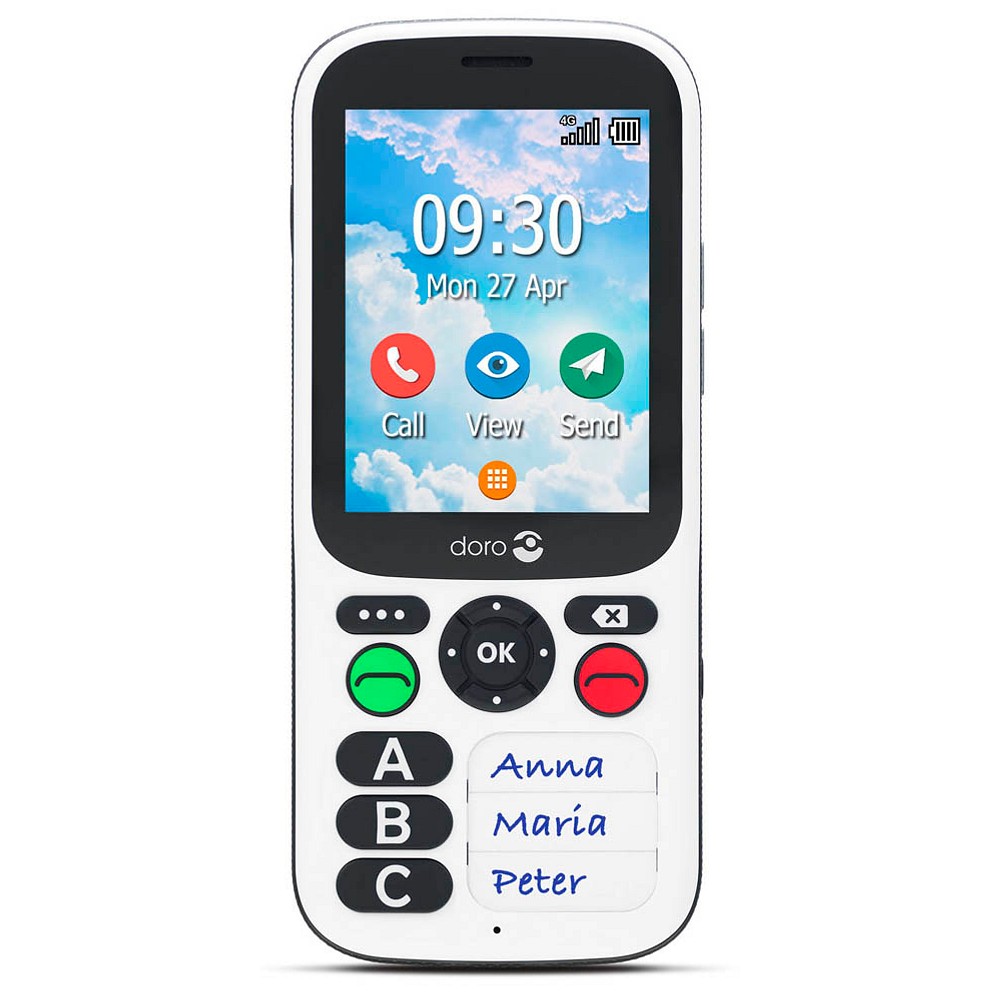 doro 780X Dual-SIM-Handy schwarz büroshop24 