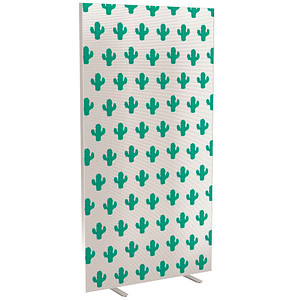 PAPERFLOW Trennwand easyScreen Tropical, 60757 bunt 94,0 x 173,4 cm, 1 St.