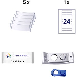 badgepoint GmbH badgepoint Namensschild polar POL20MA66-5DR 68x22mm e.st 5St. 4260320190751 badgepoint GmbH 5 Stück