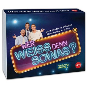 Heye Abreißkalender Wer weiß denn sowas 2027, 1 St. - Büroshop24